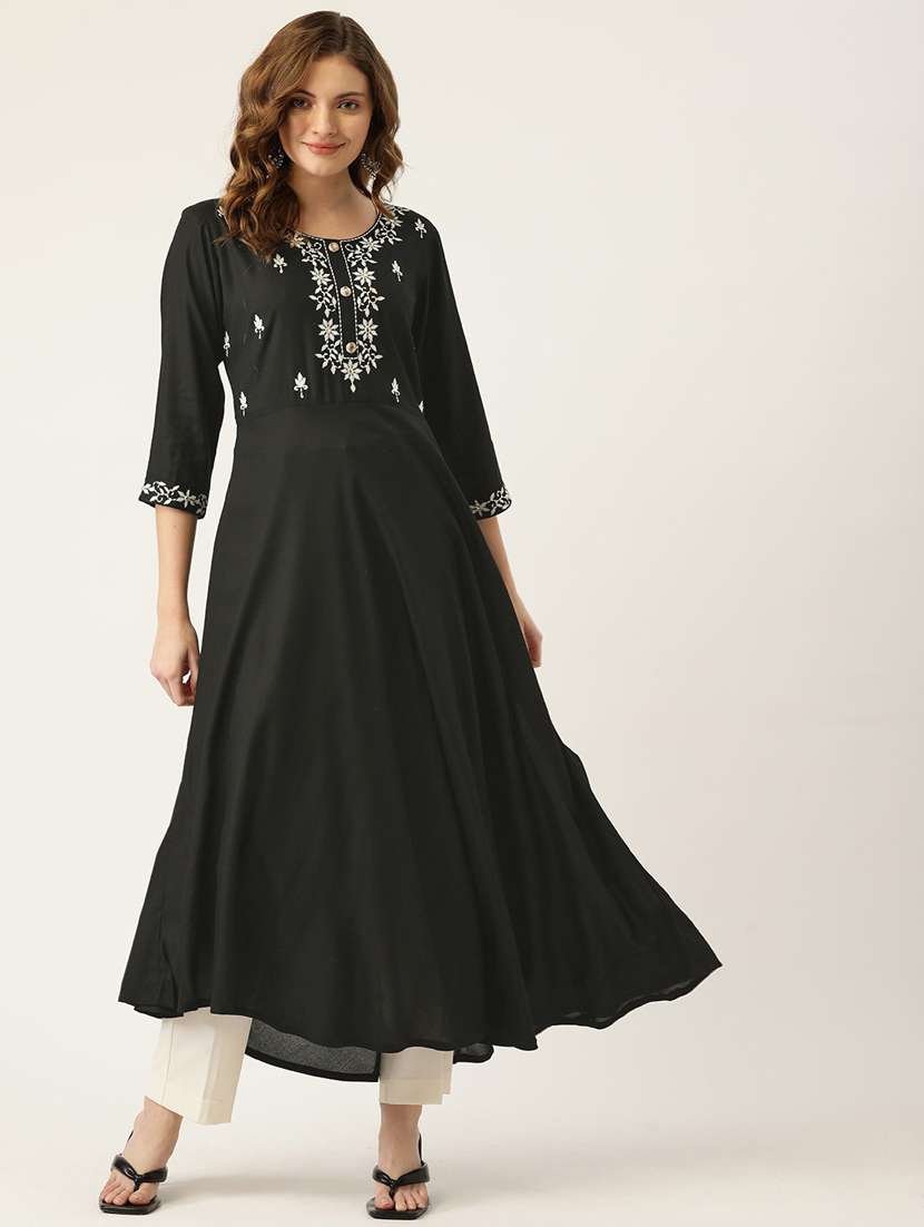 women's flared kurta
