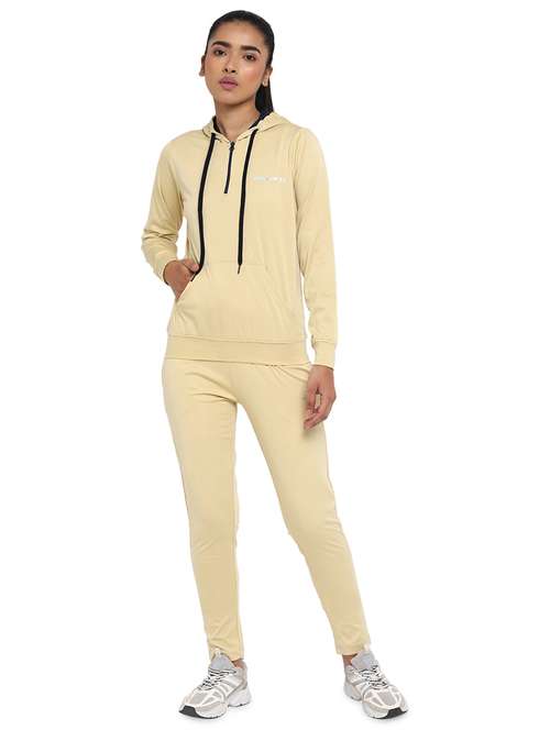 women solid long sleeve winter set 