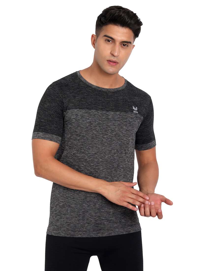 solids nylon regular t-shirt