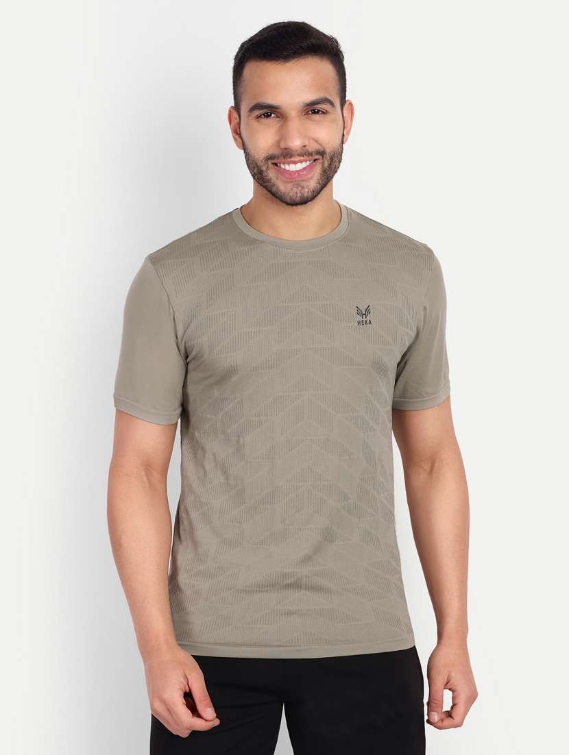 self design nylon regular t-shirts