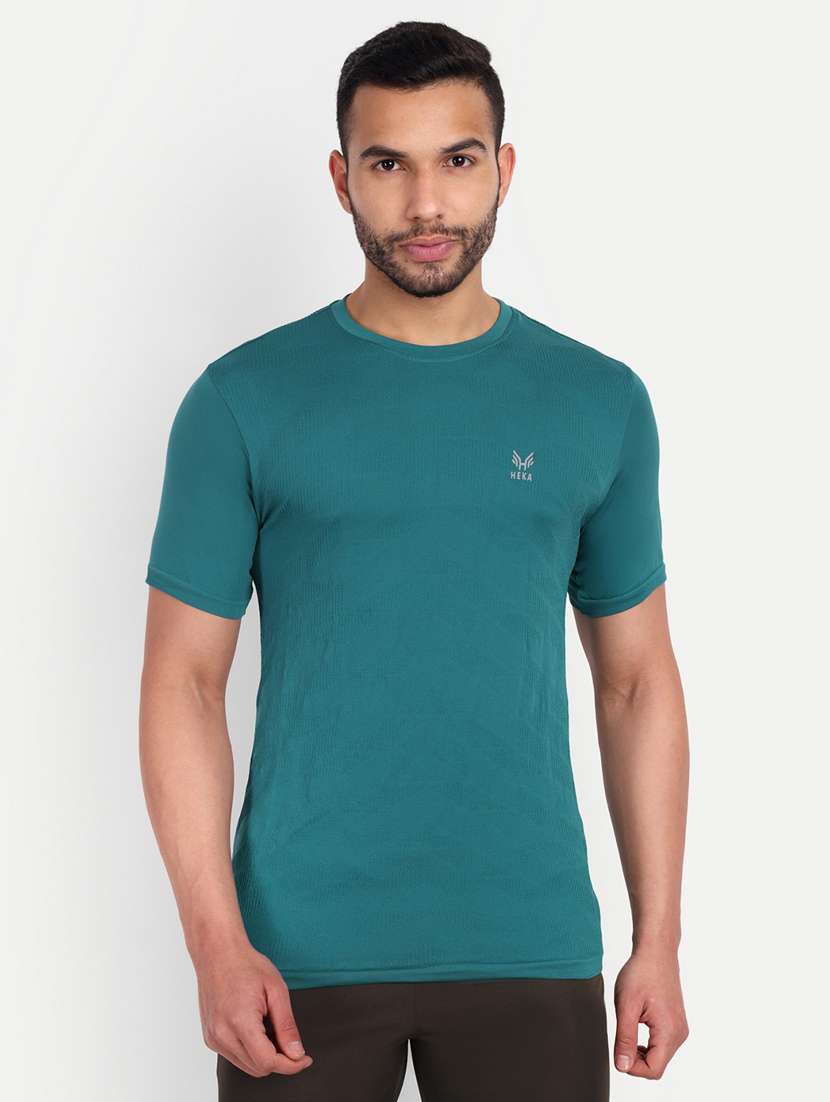 self design nylon regular t-shirts