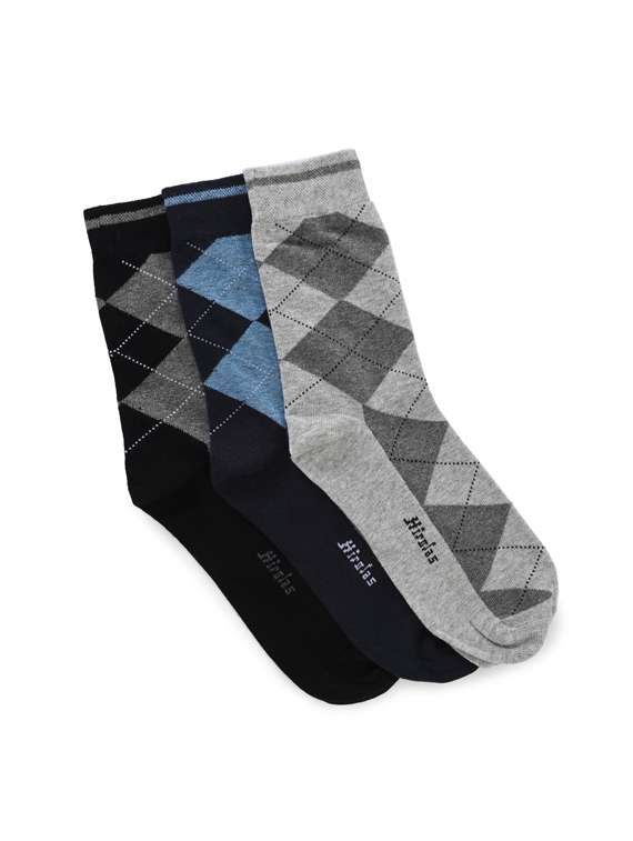 set of 3 above ankle length socks 