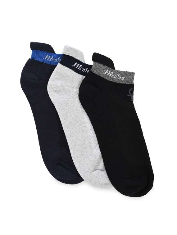 set of 3 ankle length socks 