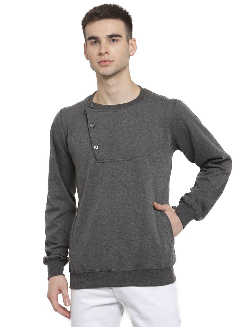 mens plain sweatshirt