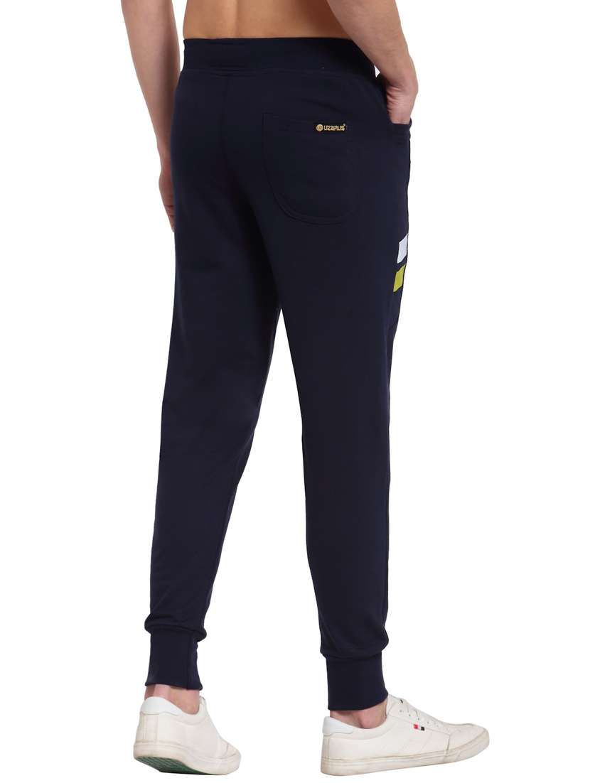 navy blue cotton joggers - 19495037 - Standard Image - 2