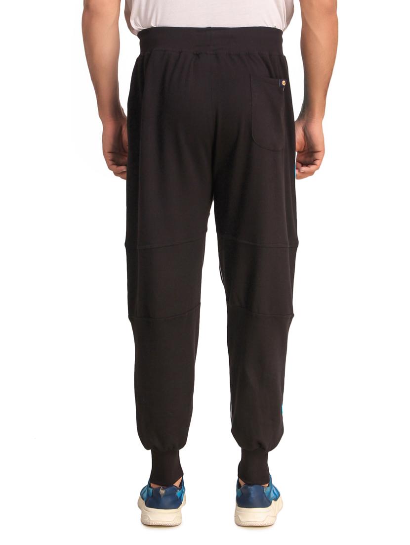 black cotton joggers - 19495054 - Standard Image - 2