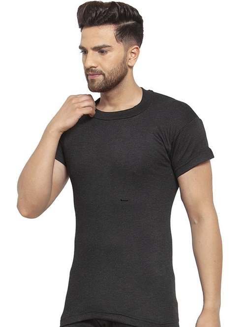 men round neck solid t-shirt - 19495111 -  Standard Image - 0