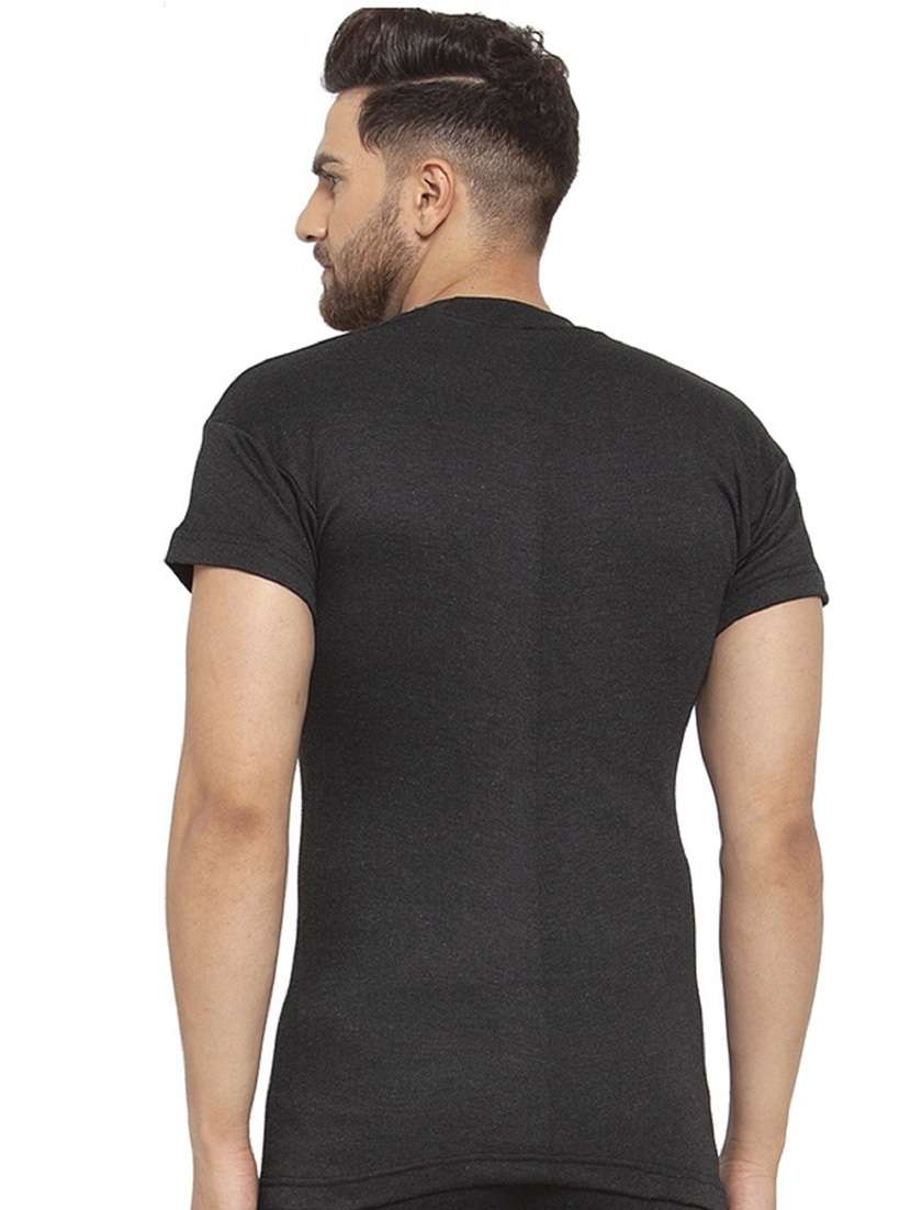 men round neck solid t-shirt - 19495111 - Standard Image - 2