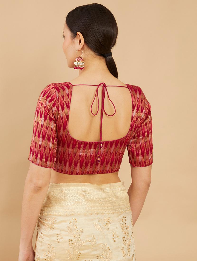 ikat prints regular blouse - 19495138 - Standard Image - 2