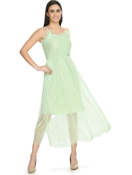 women's fit & flare color block dress - 19495186 -  Standard Image - 0