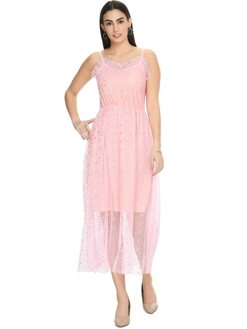 women's fit & flare color block dress - 19495187 -  Standard Image - 0