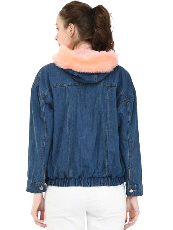 women hooded regular jacket - 19495221 -  Standard Image - 2