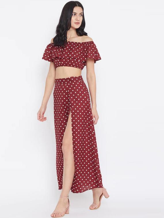 women's crop off shoulder top - 19495273 - Zoom Image - 0