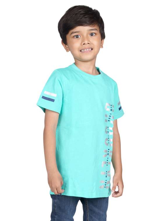 blue printed t-shirt - 19495410 -  Standard Image - 2