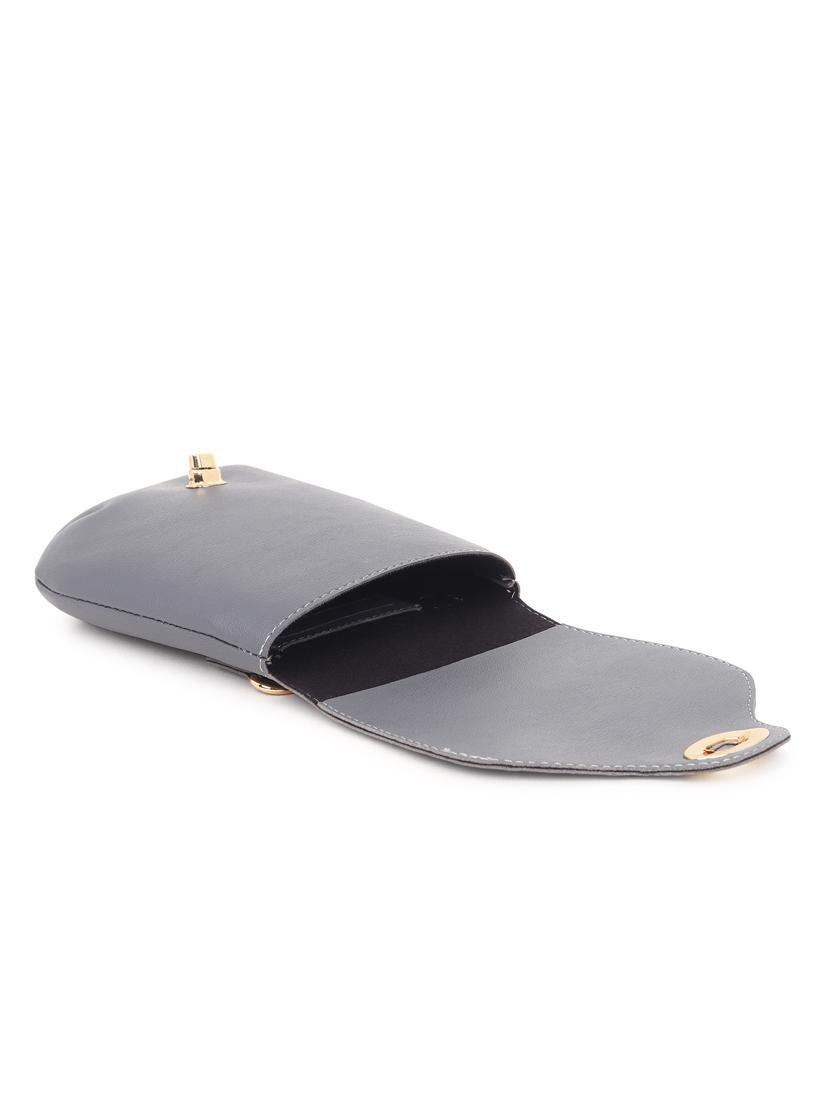 grey leatherette (pu) sling bag - 19495489 - Standard Image - 2
