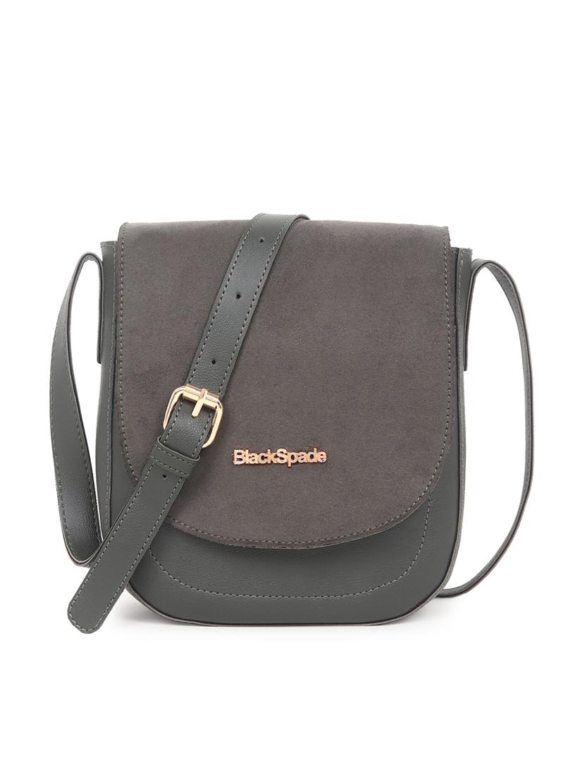 green leatherette (pu) sling bag - 19495501 - Zoom Image - 0
