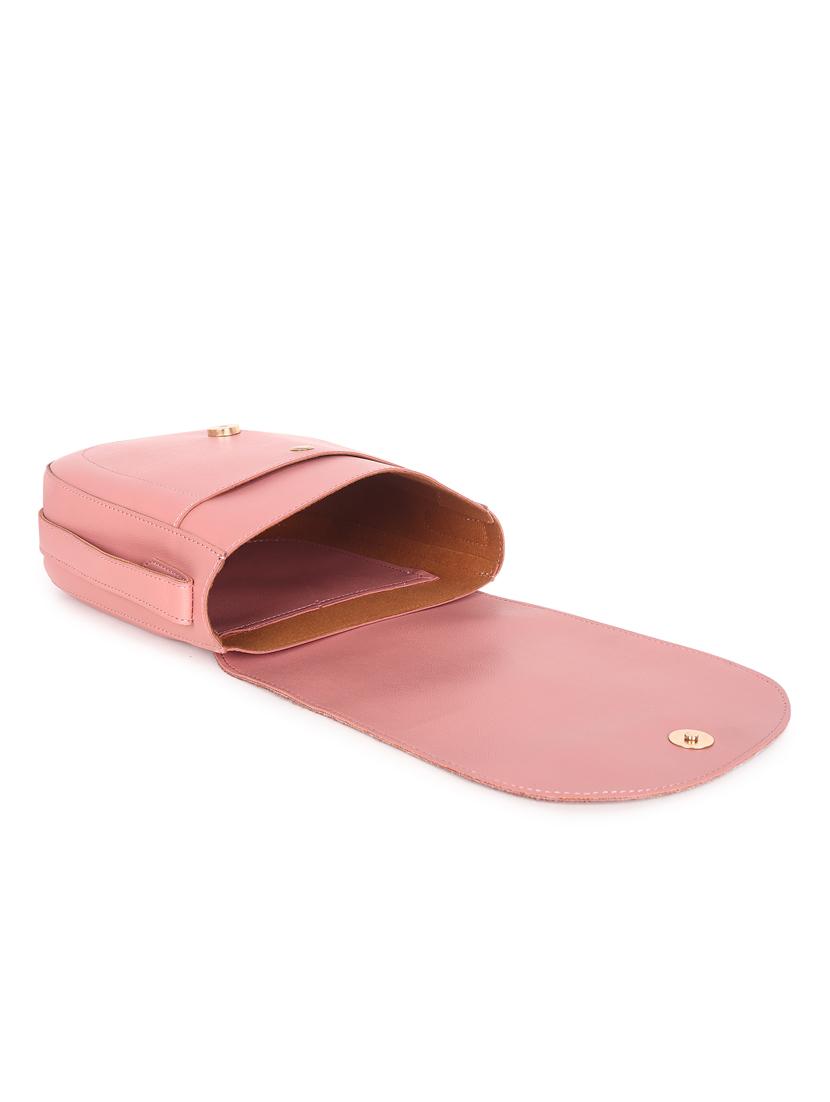 pink leatherette (pu) sling bag - 19495503 - Standard Image - 2