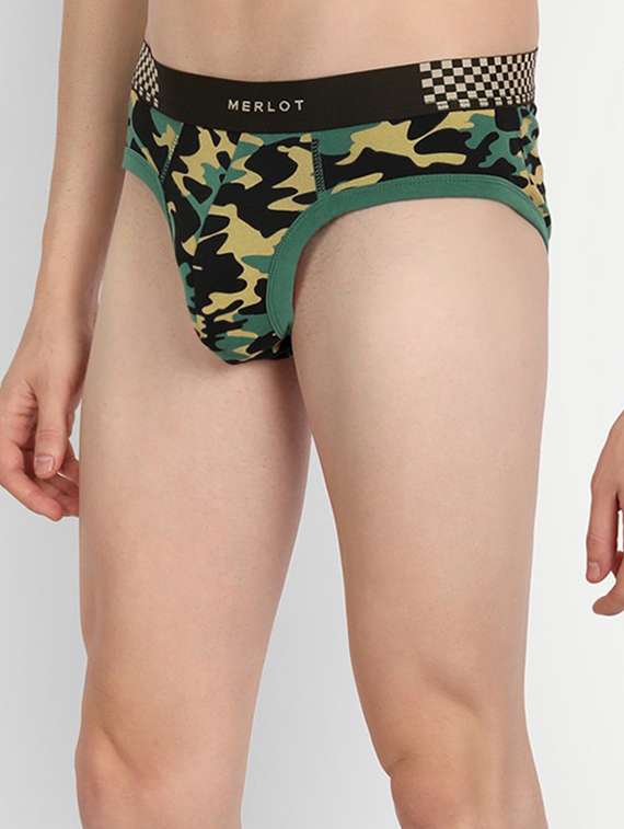 green cotton hipster brief - 19496863 -  Standard Image - 2