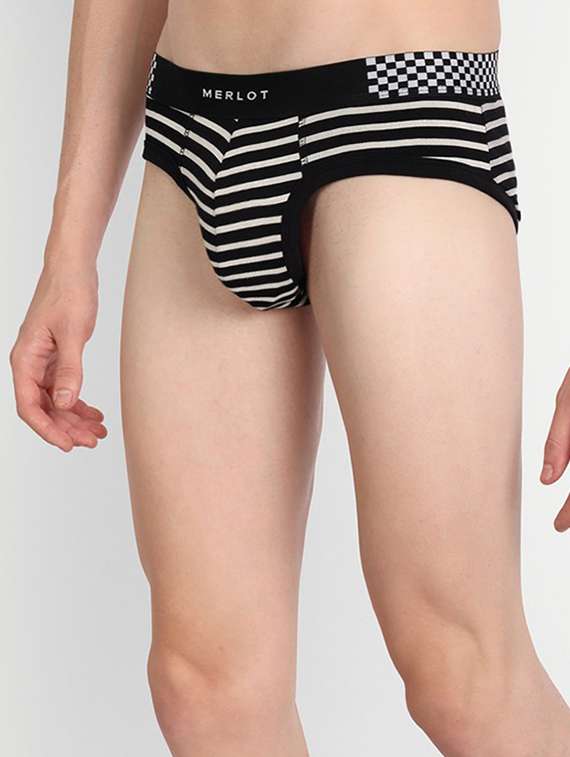 black cotton hipster brief - 19496870 -  Standard Image - 2