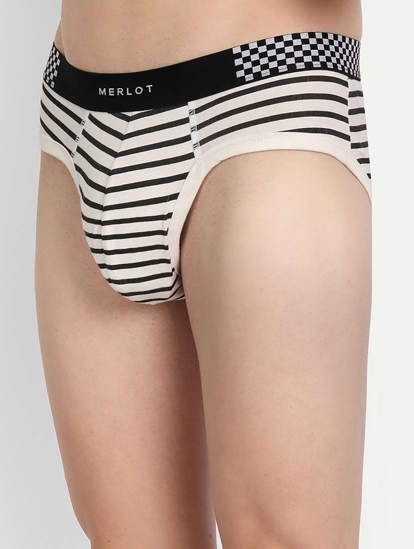 white cotton hipster brief - 19496872 -  Standard Image - 2