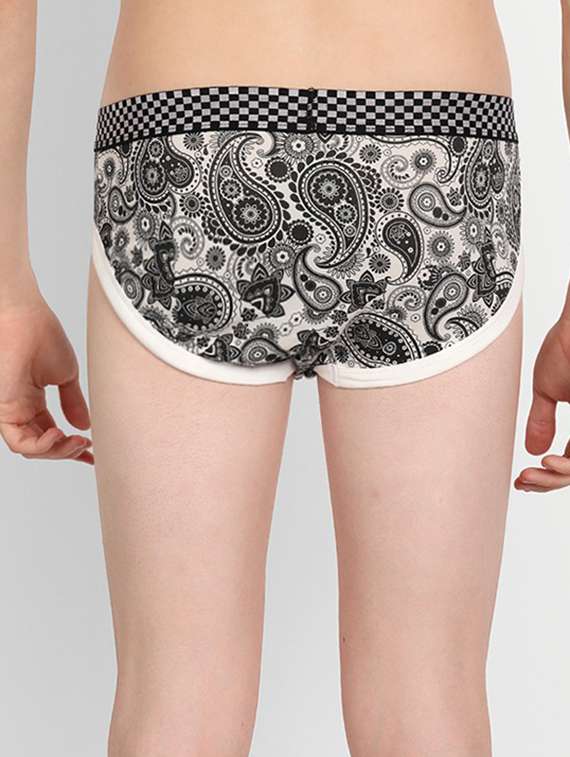 white cotton hipster brief - 19496882 -  Standard Image - 2