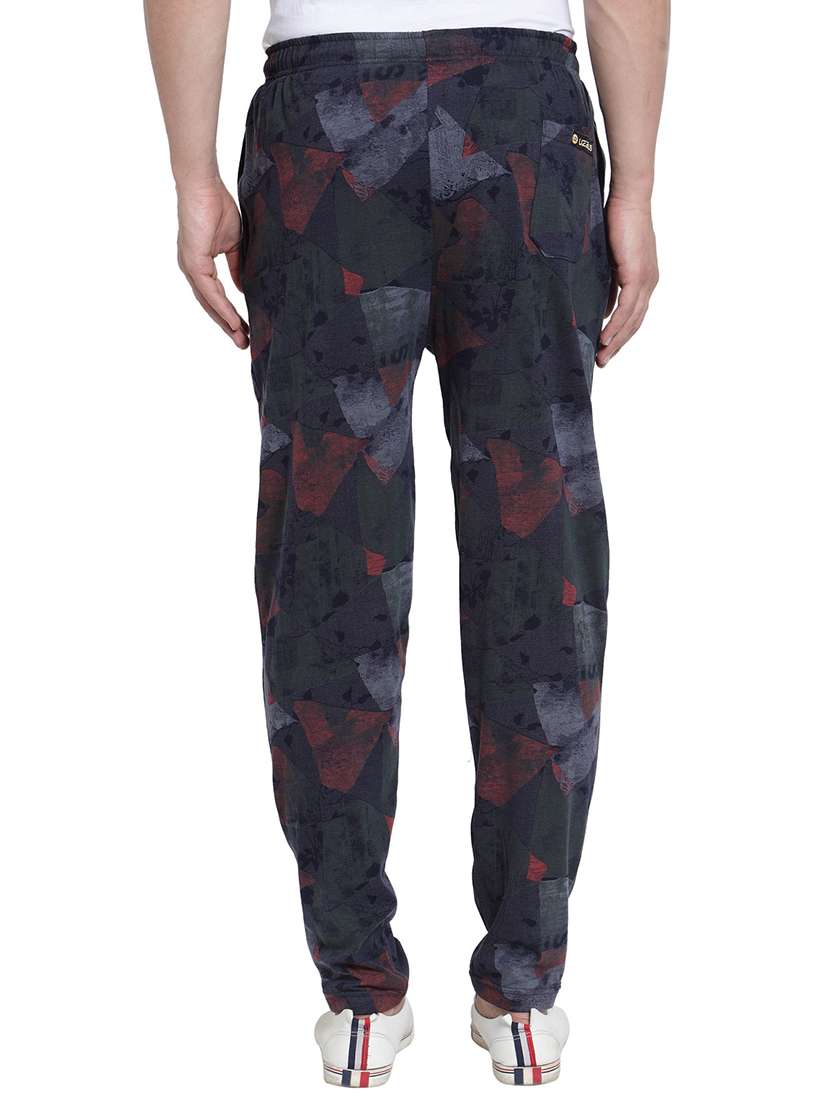 mid rise printed full length track pant - 19497448 -  Standard Image - 2