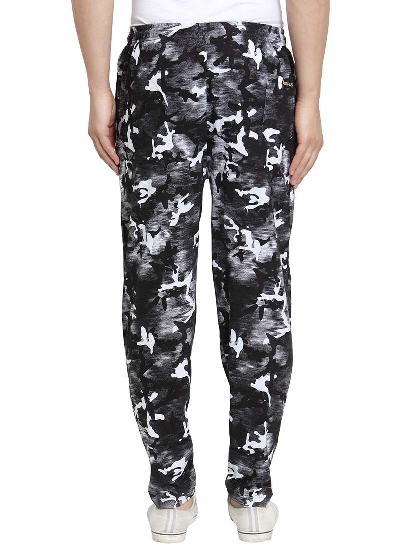 mid rise printed full length track pant - 19497452 -  Standard Image - 2
