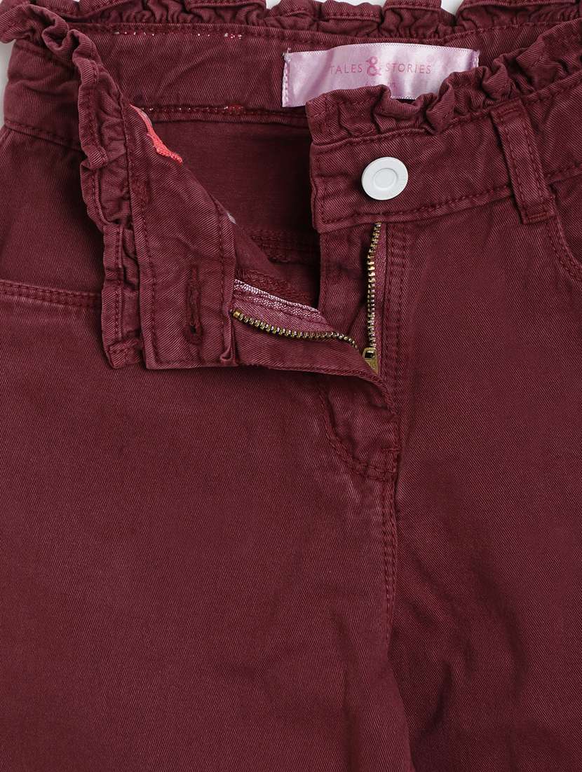 red cotton casual trouser - 19500916 -  Standard Image - 2