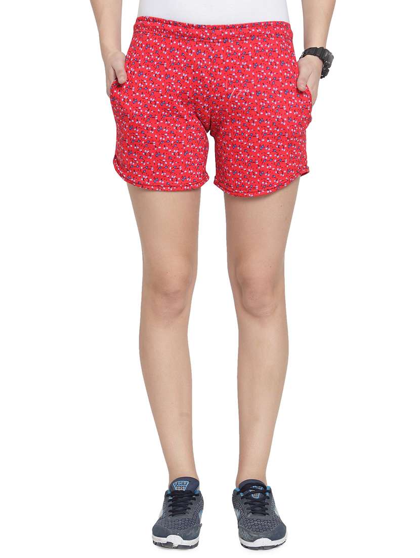 cotton regular printed short - 19501818 -  Zoom Image - 0