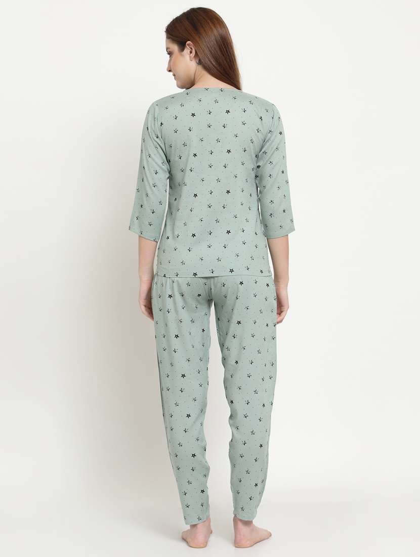 women cotton night suit set - 19503537 - Standard Image - 2
