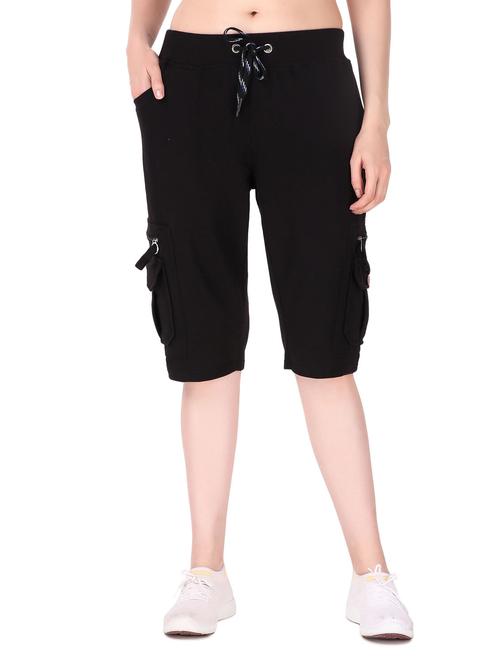 black sports capri - 19503788 -  Standard Image - 0