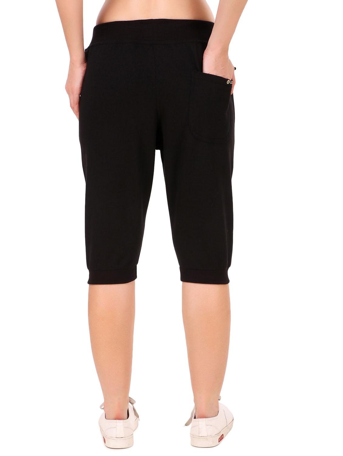 black sports capri - 19503792 - Standard Image - 2
