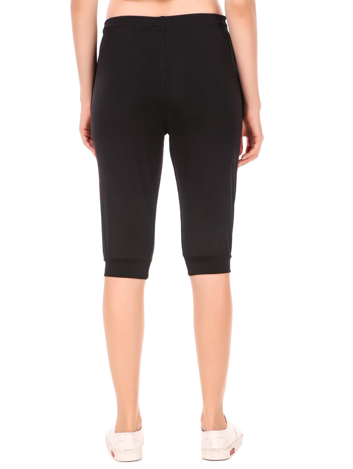 black sports capri - 19503815 - Standard Image - 2