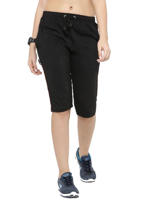 black sports capri - 19503819 -  Standard Image - 0