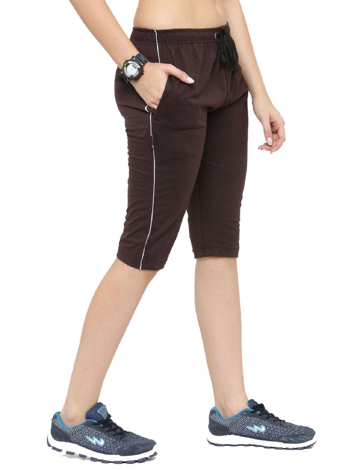 brown sports capri - 19503822 - Standard Image - 2