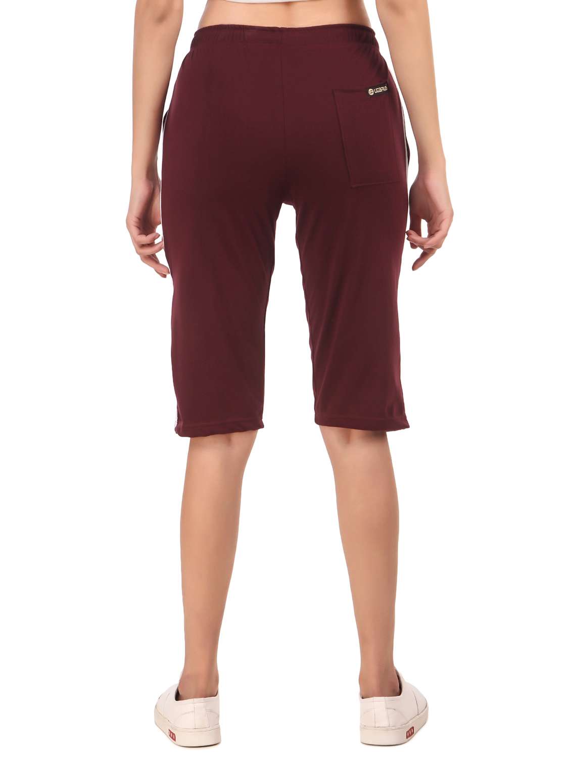 maroon sports capri - 19503825 -  Standard Image - 2