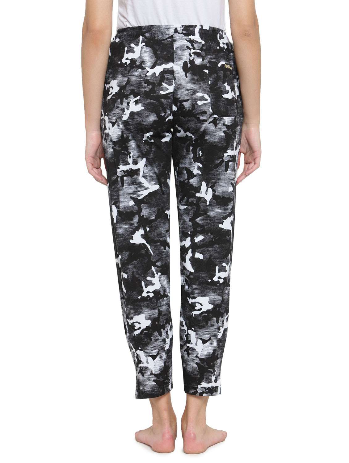 mid rise printed track pant - 19503832 -  Standard Image - 2