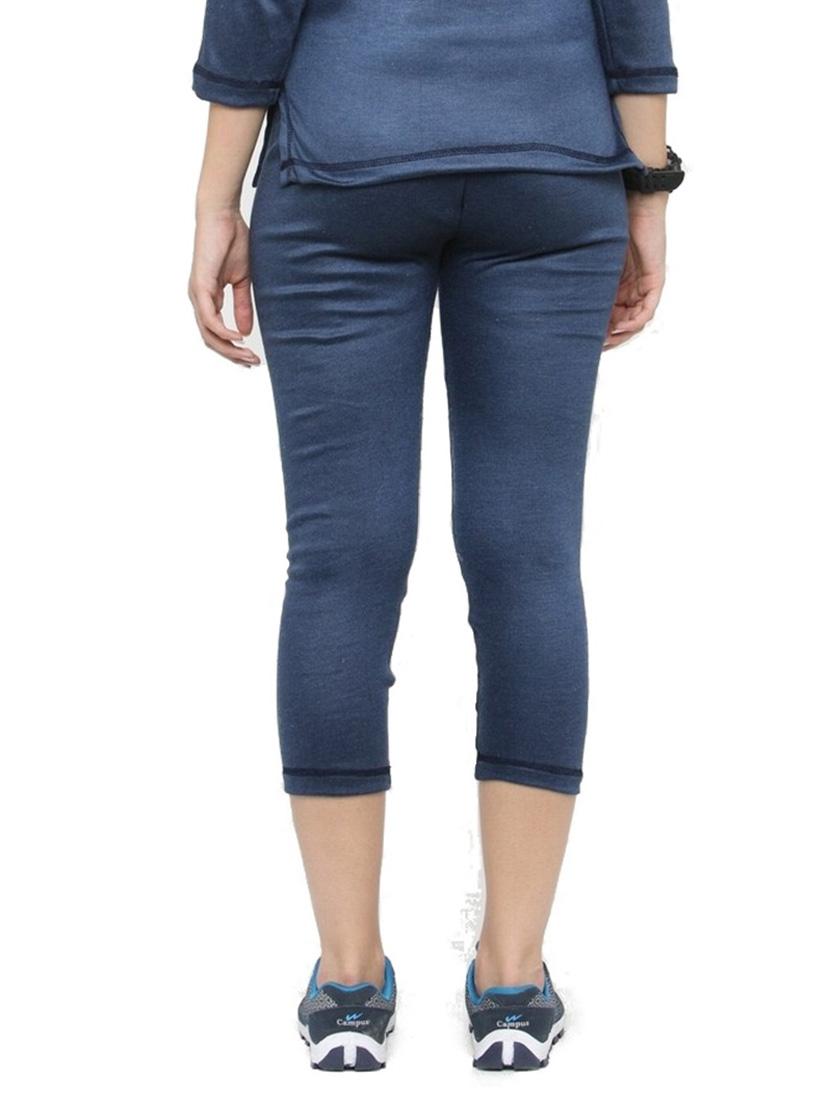 navy blue regular capri - 19504015 - Standard Image - 2