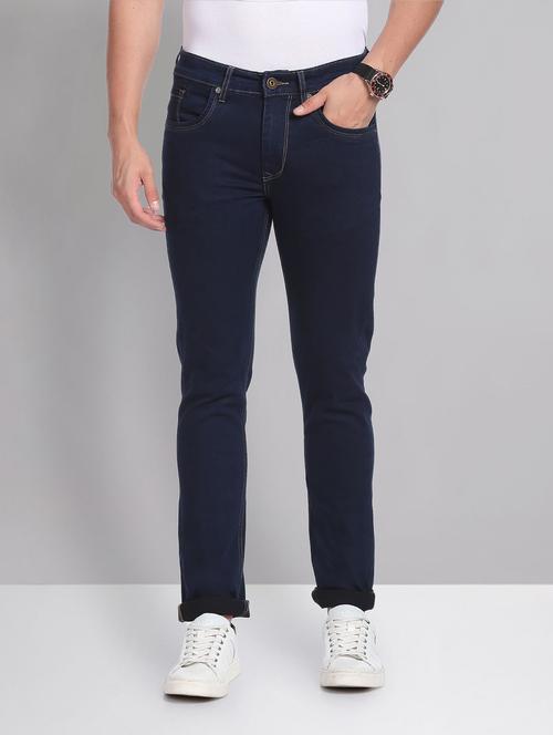 mens slim fit plain jeans - 19504119 - Standard Image - 0