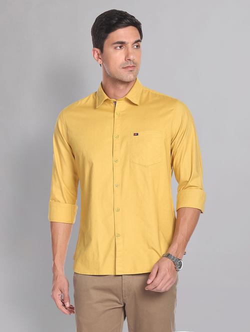 mens solid casual shirt - 19504127 - Standard Image - 0
