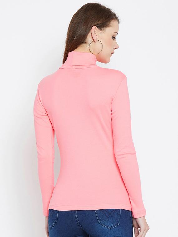 women's straight high neck top - 19504180 - Standard Image - 2