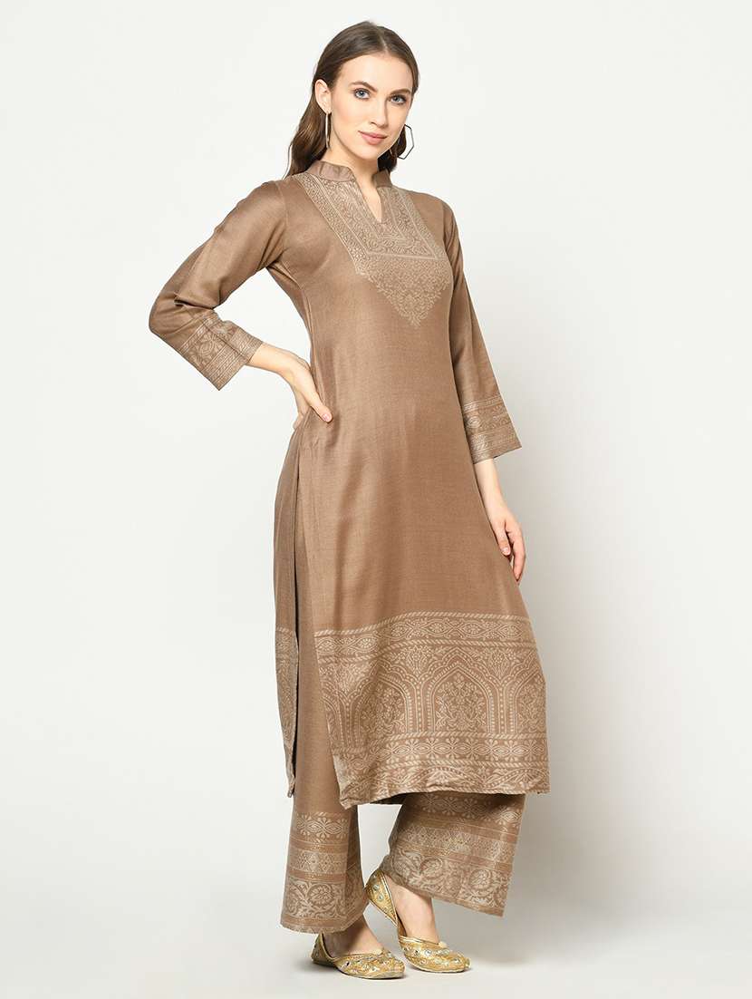 self designed palazzo unstitched suit - 19511039 -  Standard Image - 2