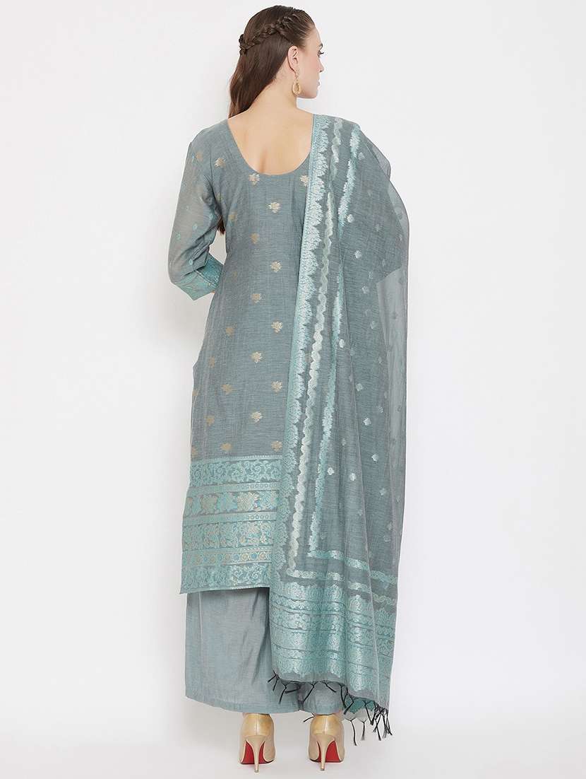 self design unstitched suit set - 19511143 -  Standard Image - 2