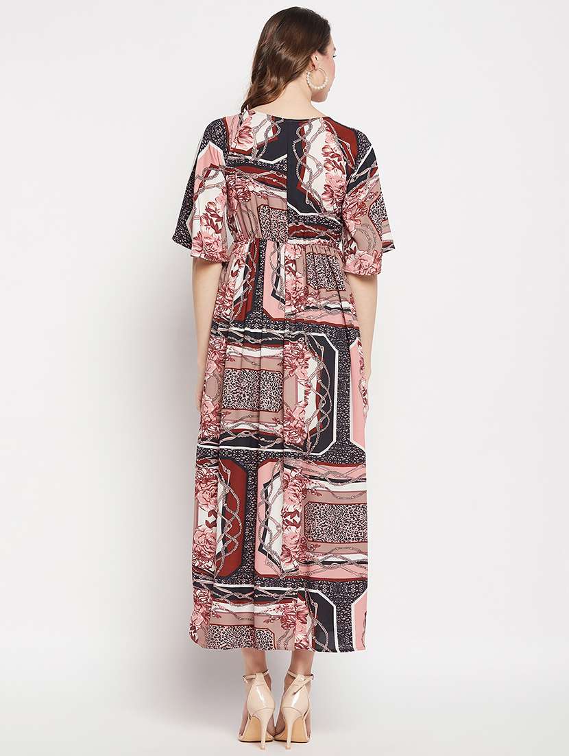 women's fit & flare solid dress - 19514396 -  Standard Image - 2