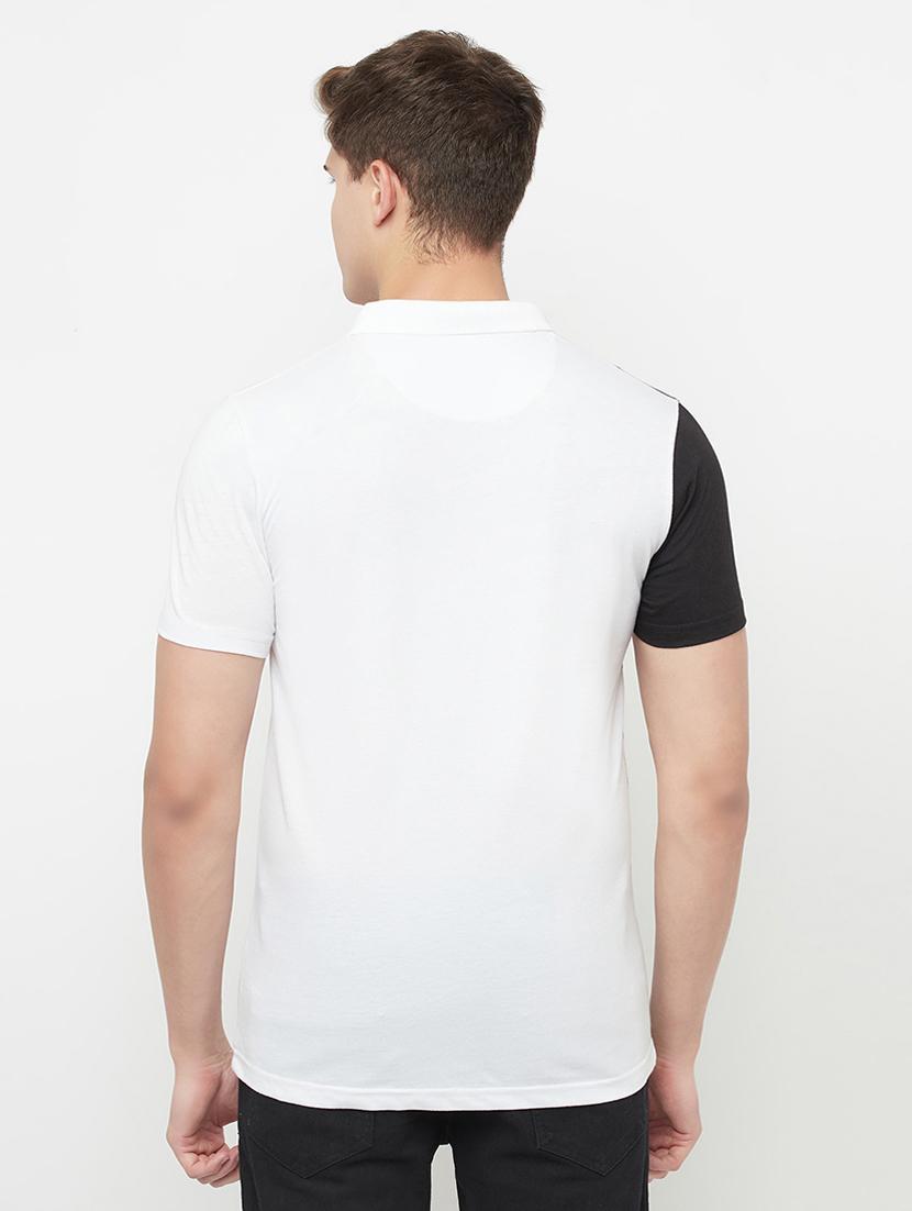 color block cotton blend t-shirt - 19514433 - Standard Image - 2