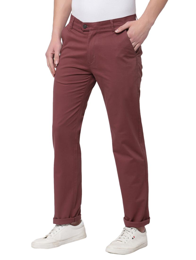 vine solid flat front casual trouser - 19516569 - Standard Image - 2