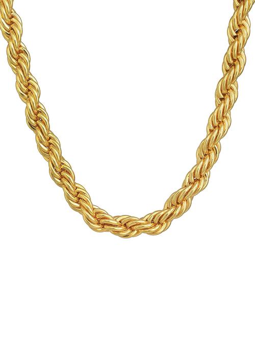 thick gold plated shimmering chain - 19516709 - Standard Image - 0