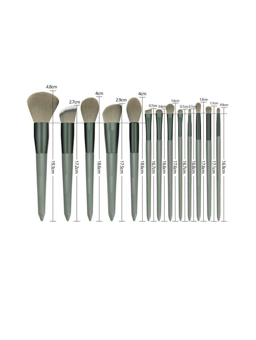favon pack of 13 professional makeup brushes with free pouch(color may vary)