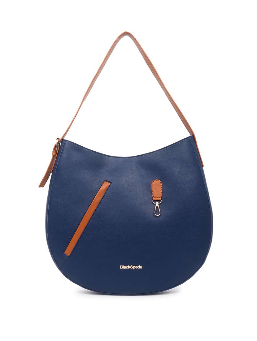 blue leatherette (pu) handbag - 19517978 - Zoom Image - 0