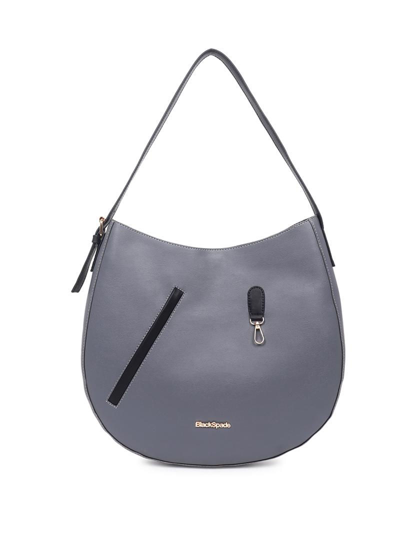 grey leatherette (pu) handbag - 19517980 - Zoom Image - 0